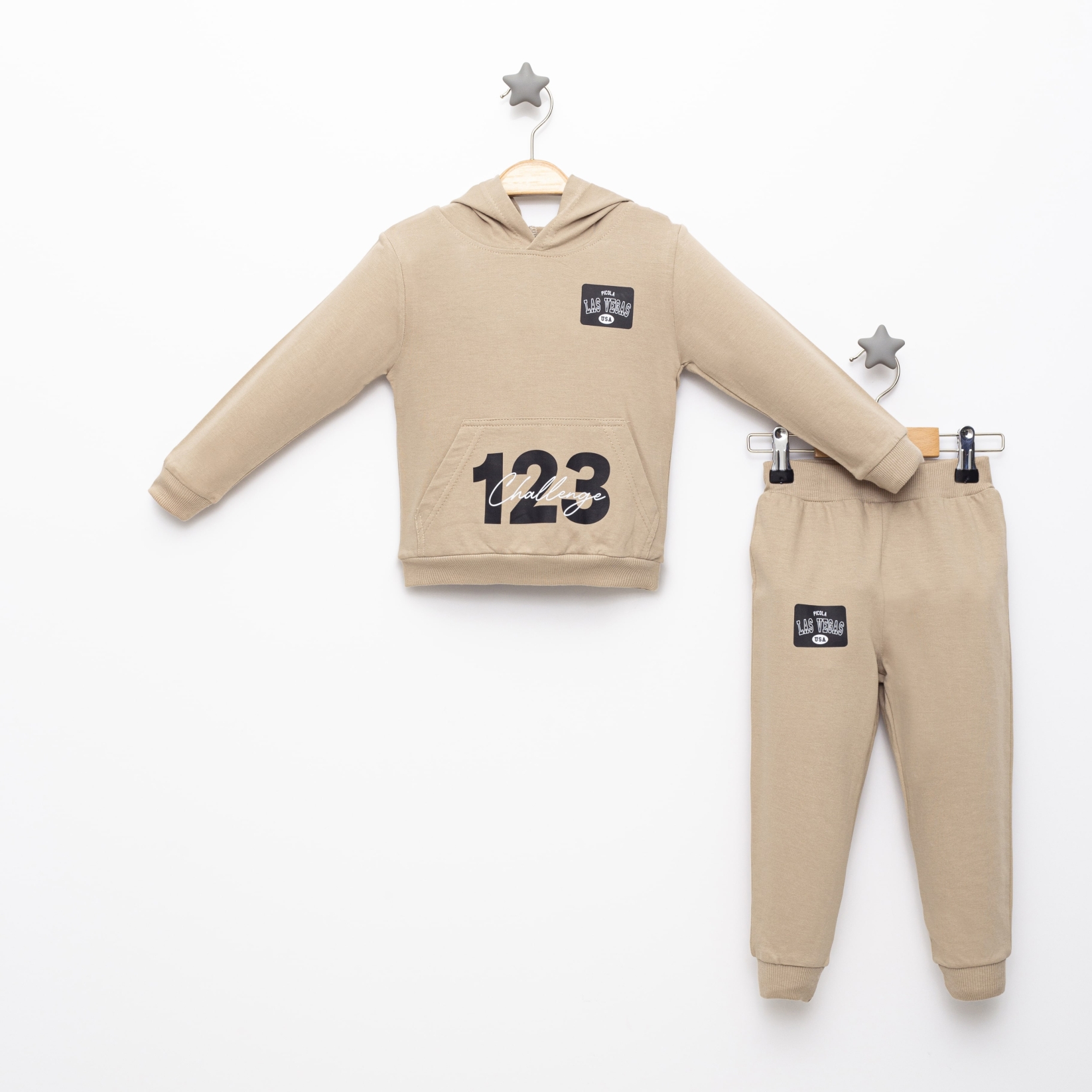 123 BASKILI İKİLİ EŞOFMAN TAKIM