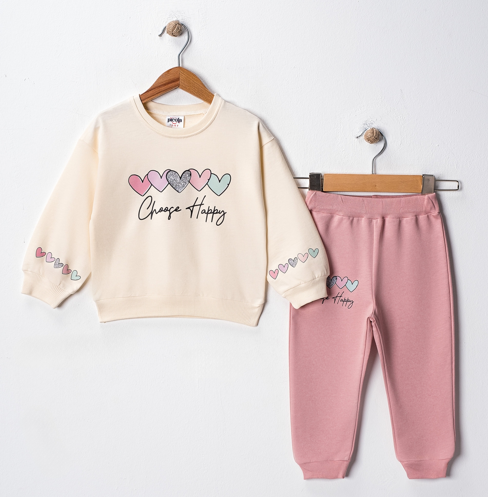 CHOOSE HAPPY BASKILI İKİLİ EŞOFMAN TAKIM