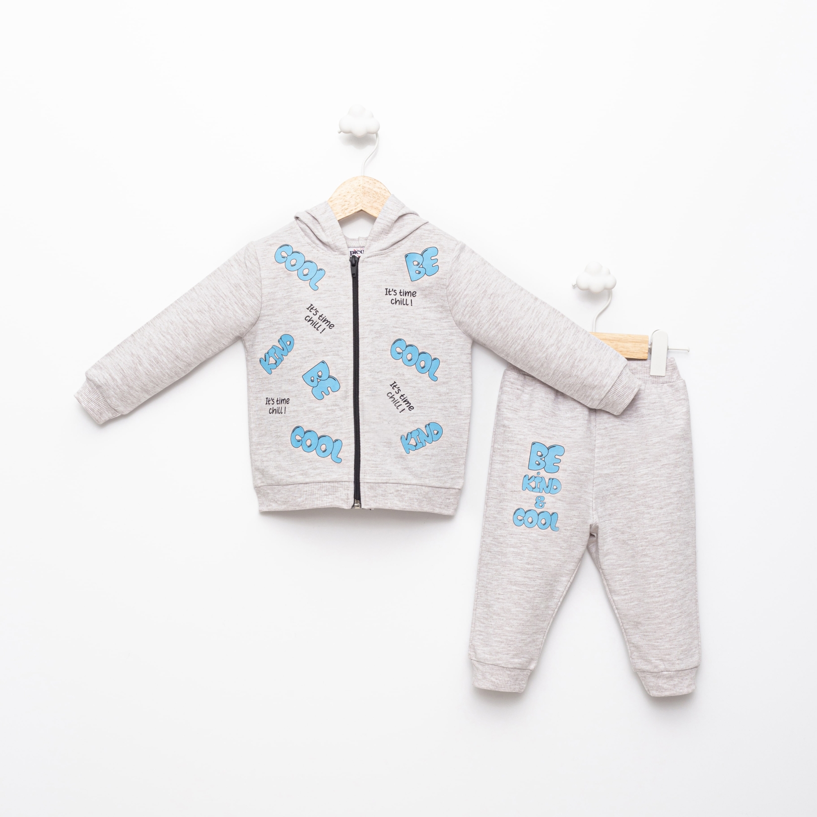 COOL BE BASKILI İKİLİ EŞOFMAN TAKIM