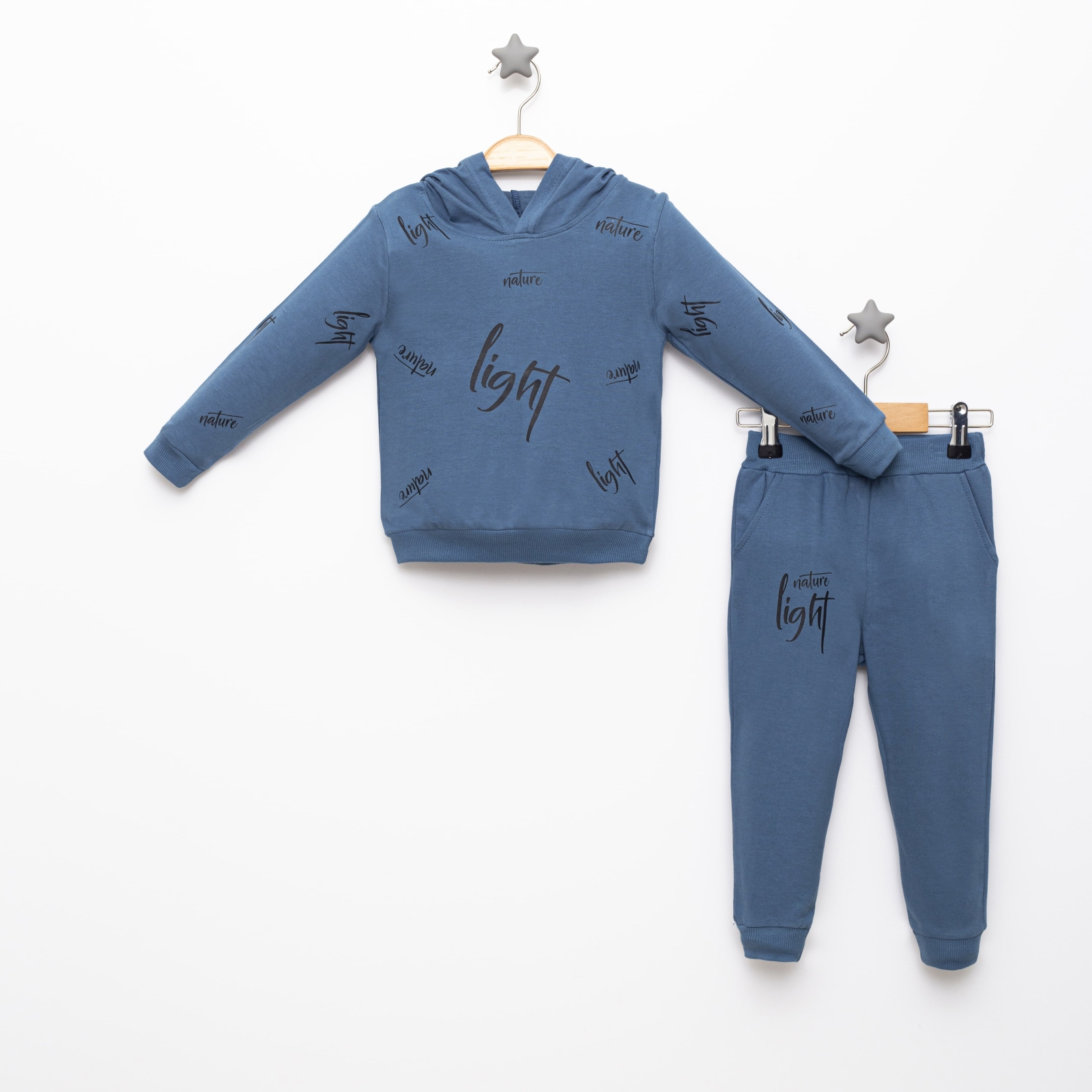 LİGHT BASKILI İKİLİ EŞOFMAN TAKIM