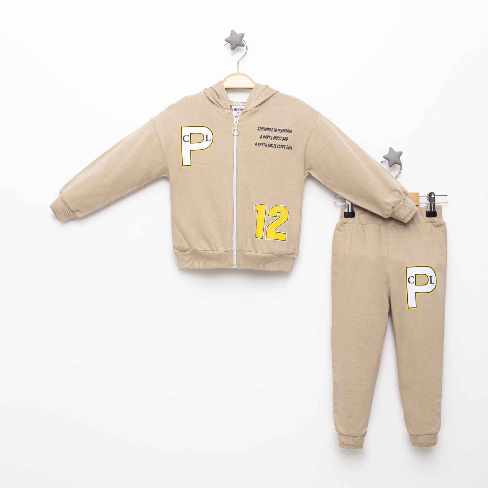 P BASKILI İKİLİ EŞOFMAN TAKIM