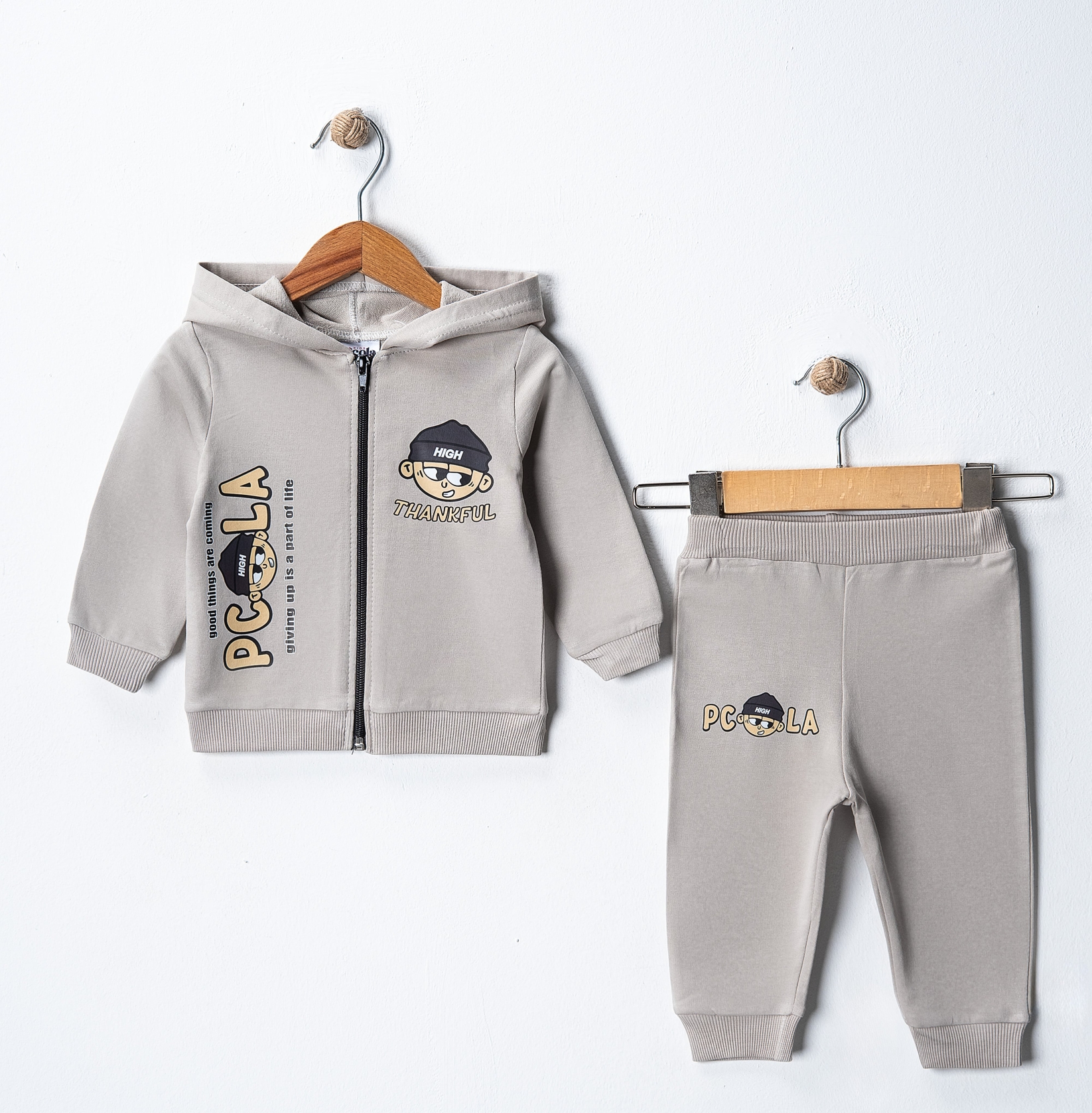 PİCOLA BASKILI İKİLİ TAKIM