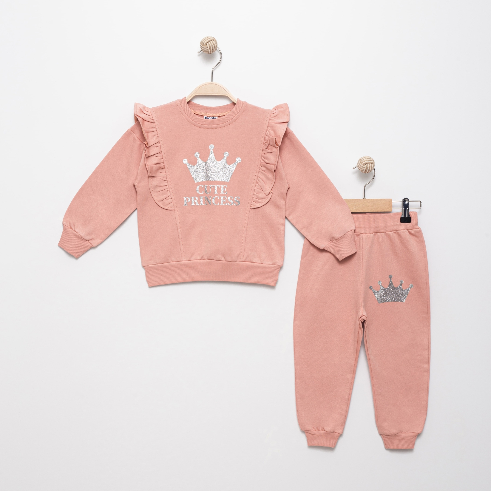 PRENCESS BASKILI İKİLİ EŞOFMAN TAKIM