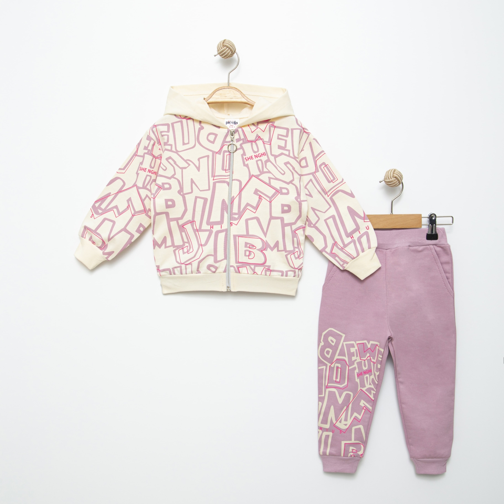 SHE BASKILI İKİLİ EŞOFMAN TAKIM