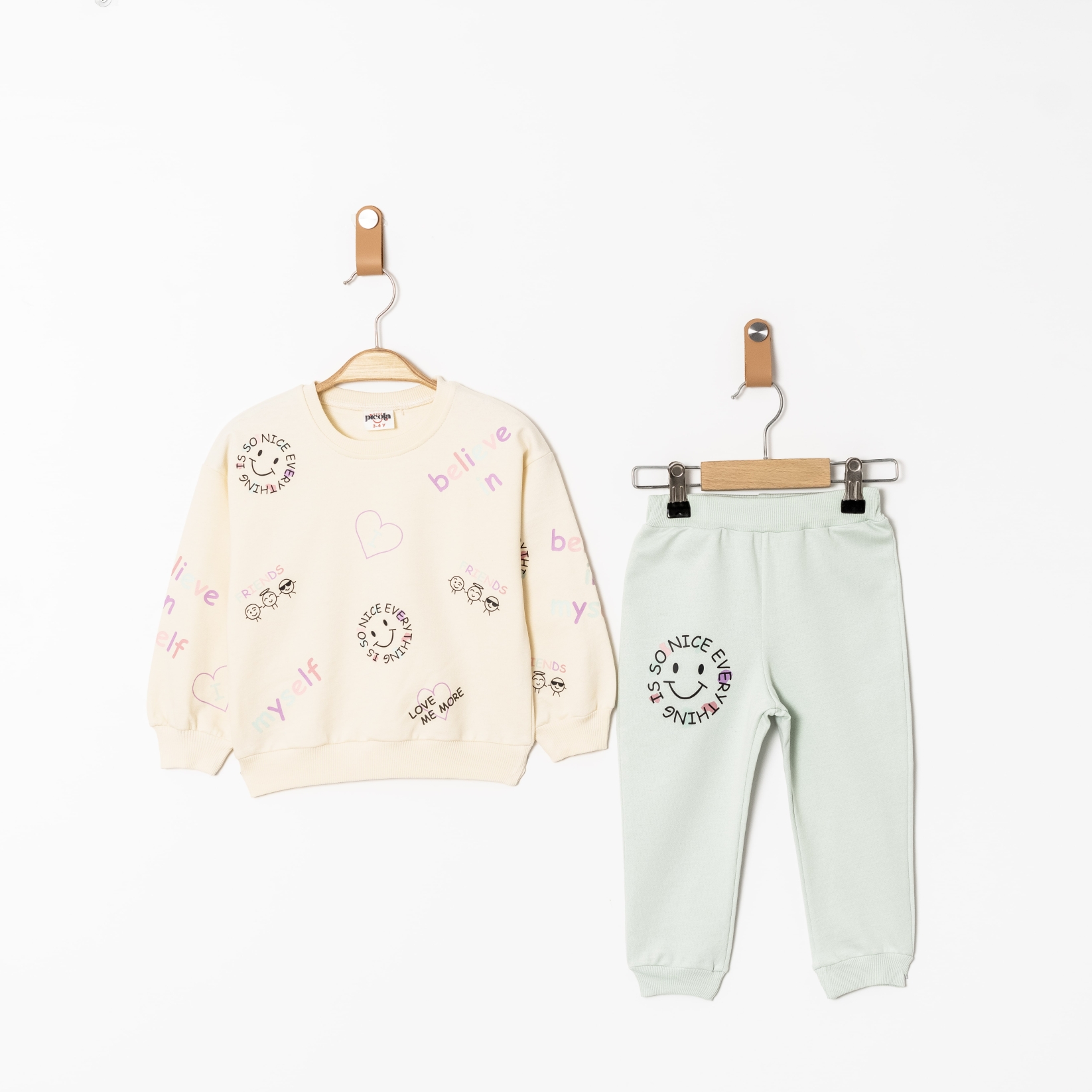 SO NICE BASKILI İKİLİ EŞOFMAN TAKIM